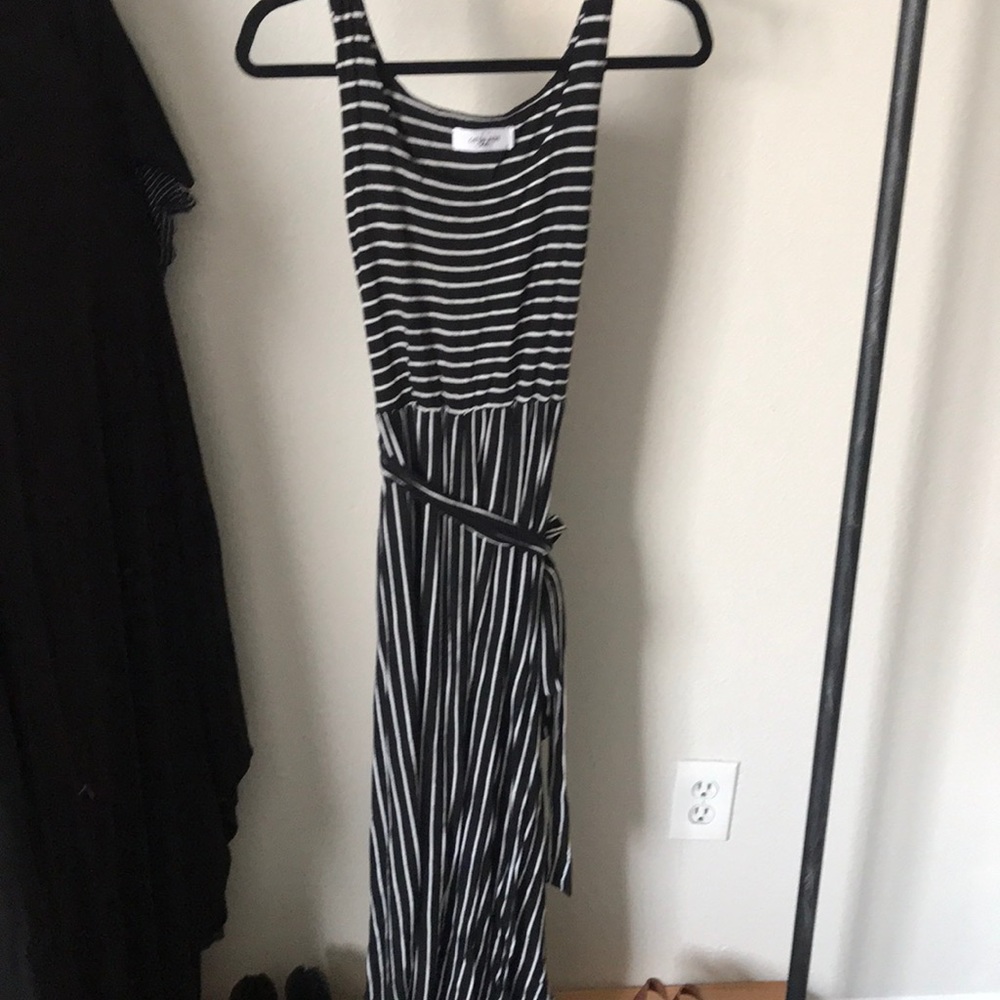 Striped maxi